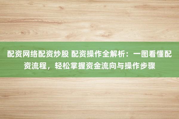 配资网络配资炒股 配资操作全解析：一图看懂配资流程，轻松掌握资金流向与操作步骤